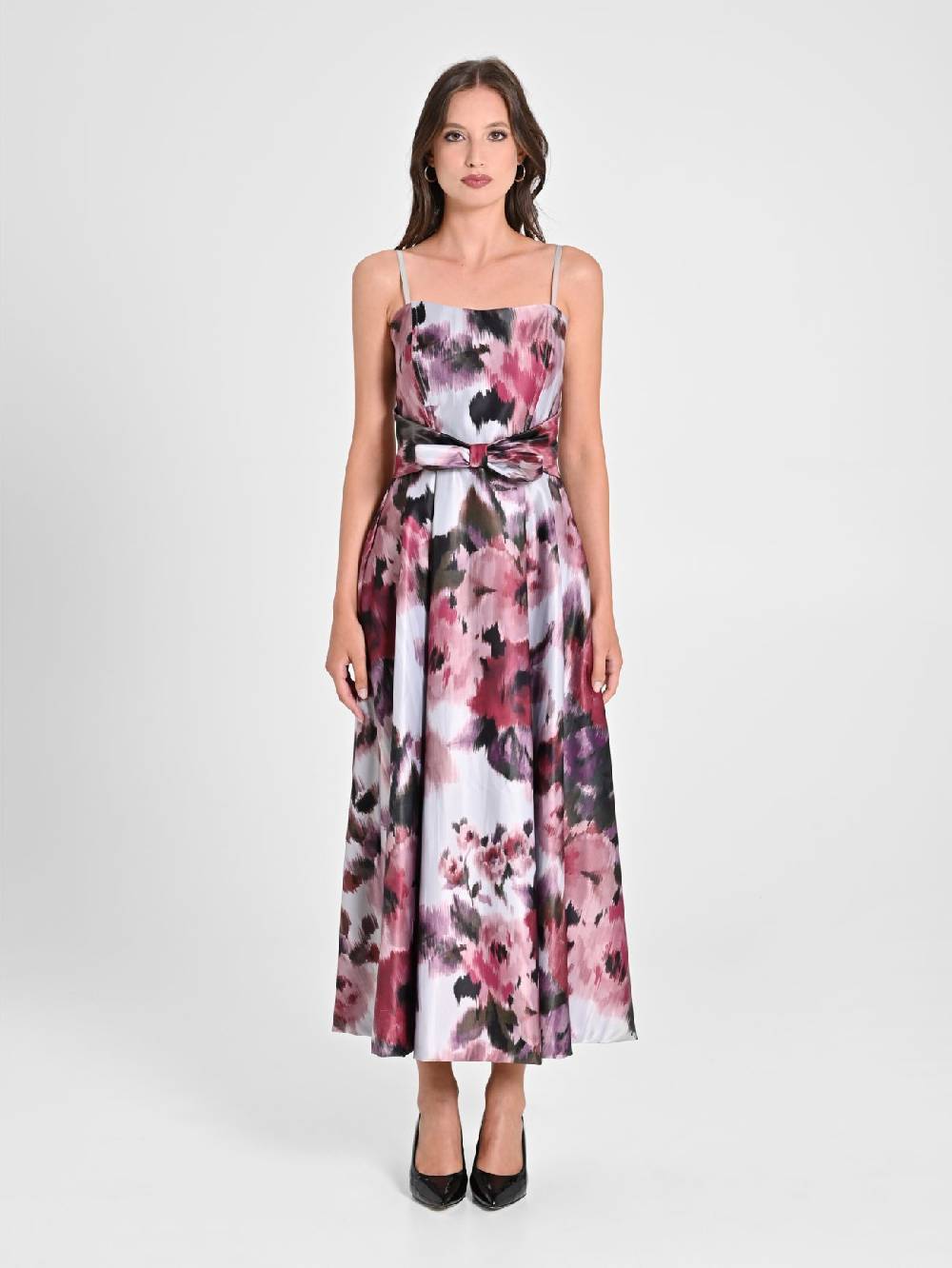 Rinascimento Abito A Ruota Con Fiocco