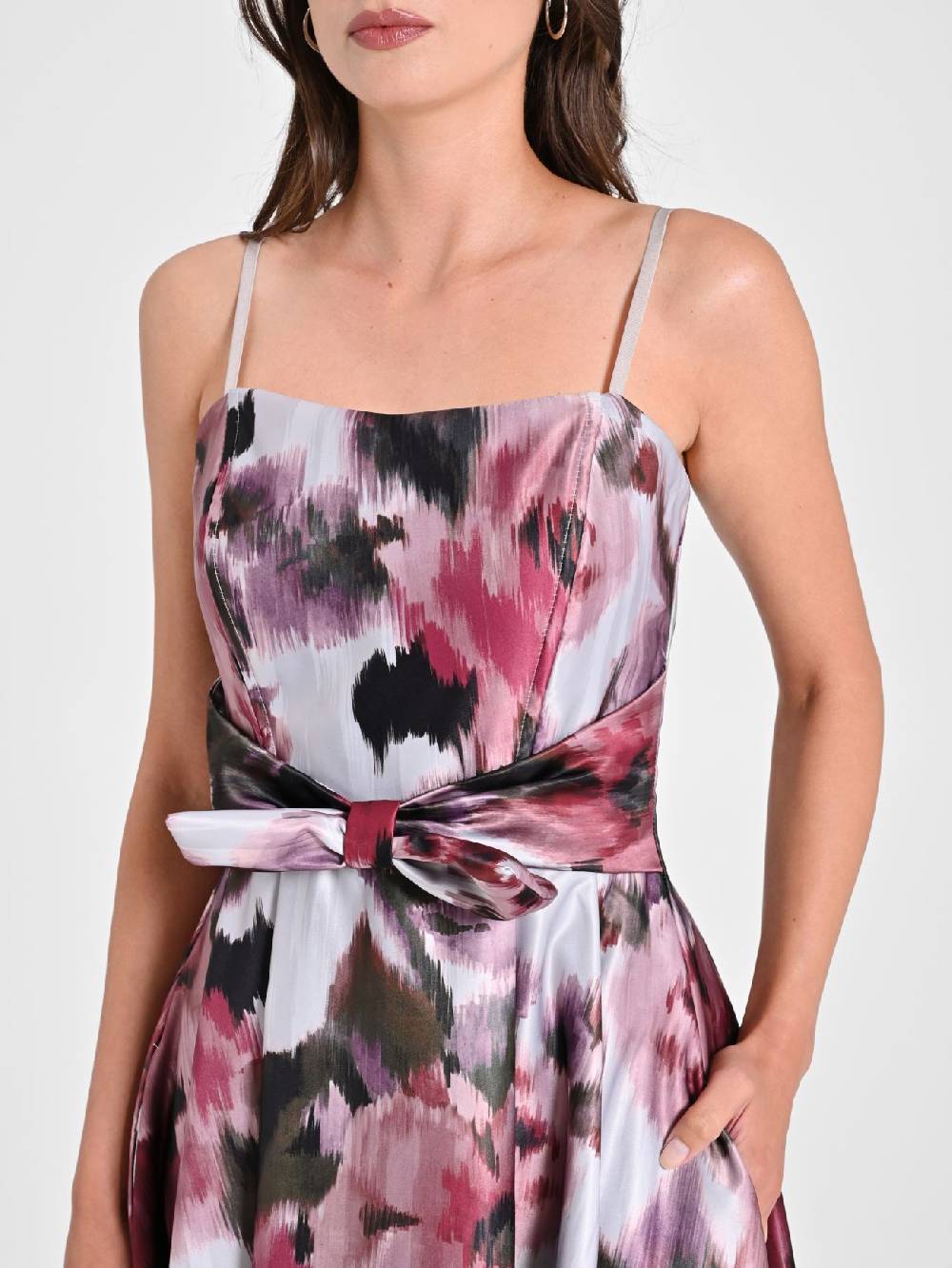 Rinascimento Abito A Ruota Con Fiocco