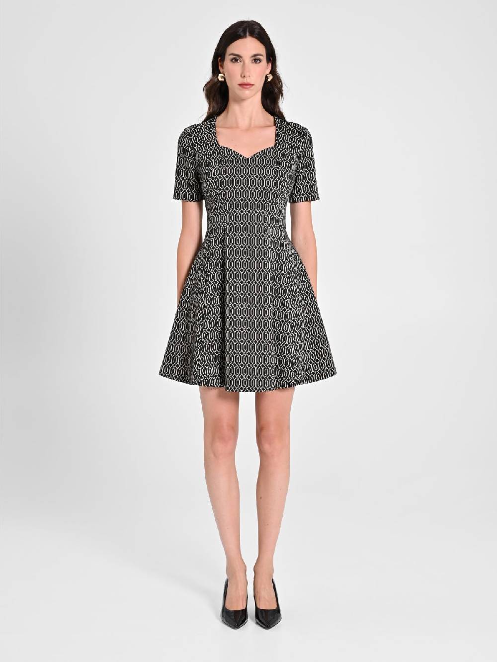 Rinascimento Abito A Ruota Jacquard