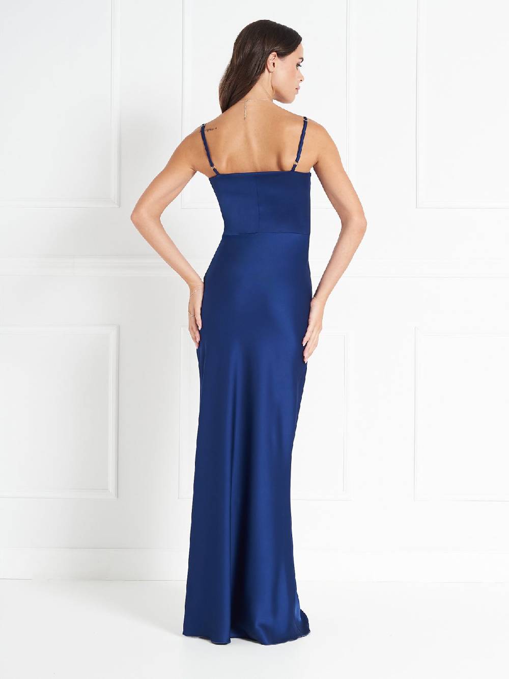 Rinascimento Abito Atelier Blu Con Maniche Balloon