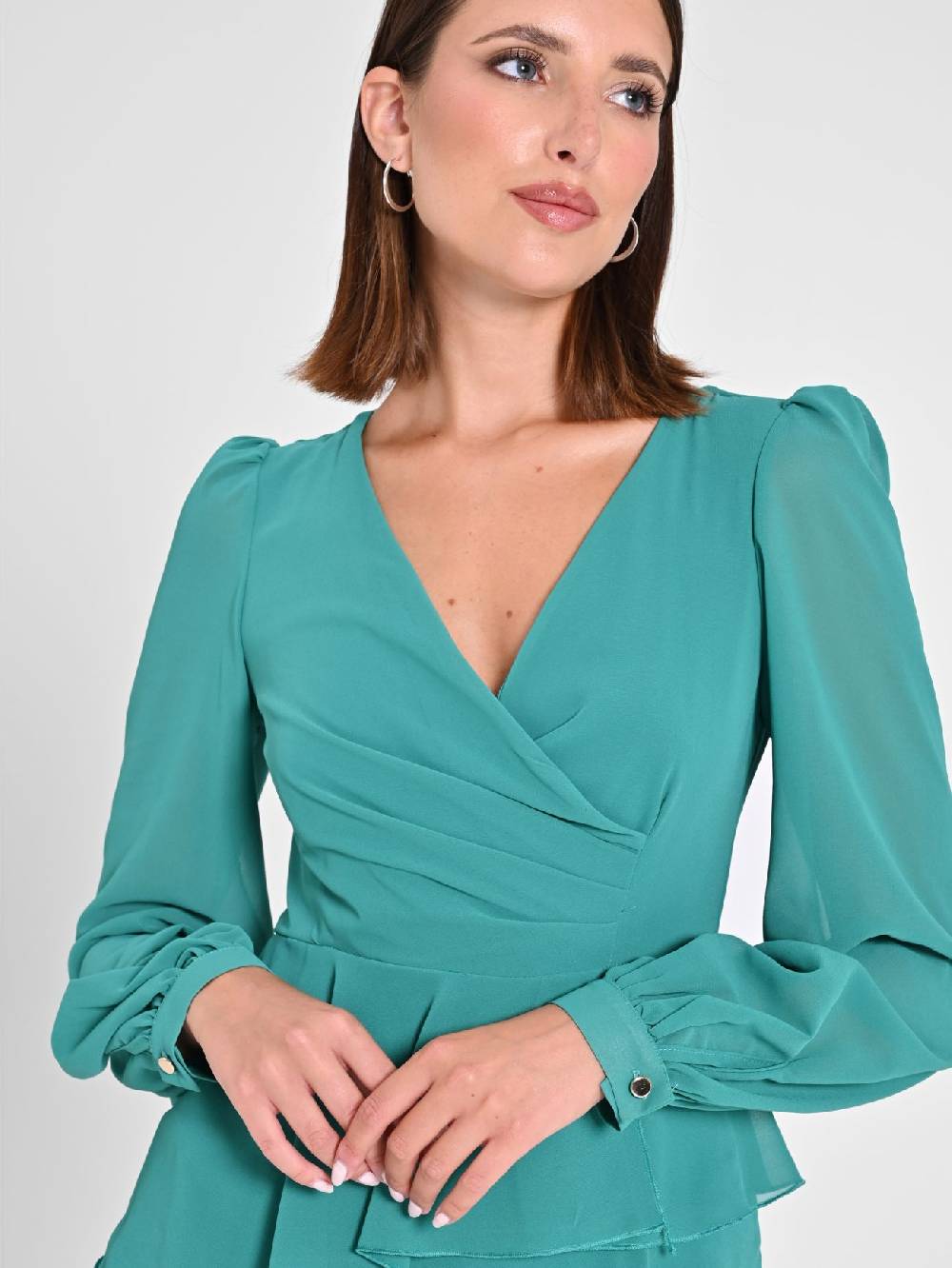 Rinascimento Abito Balzine Verde Giada