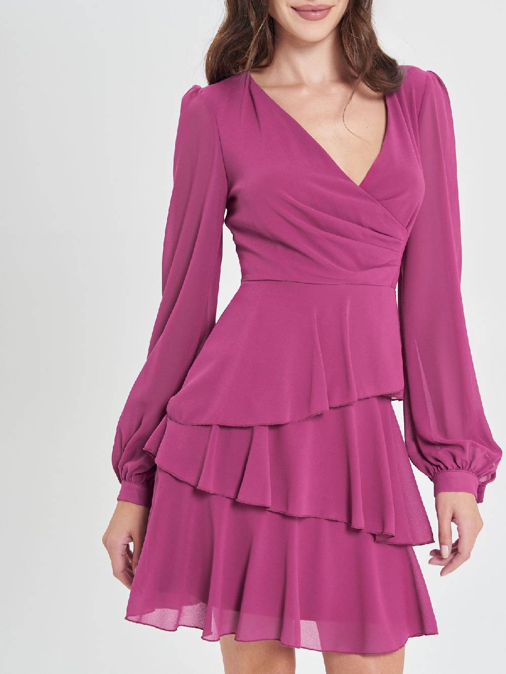 Rinascimento Abito Balzine Viola Magenta