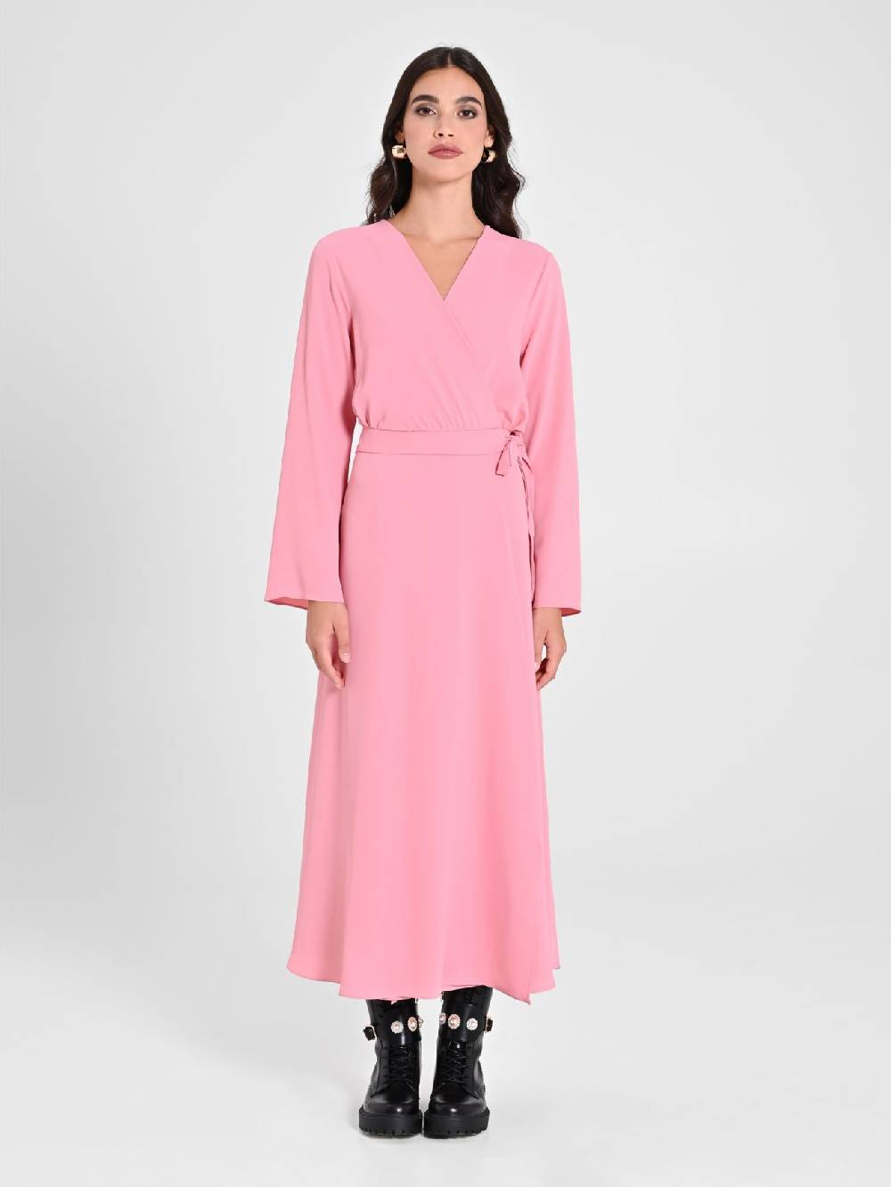 Rinascimento Abito Chemisier Rosa Antico