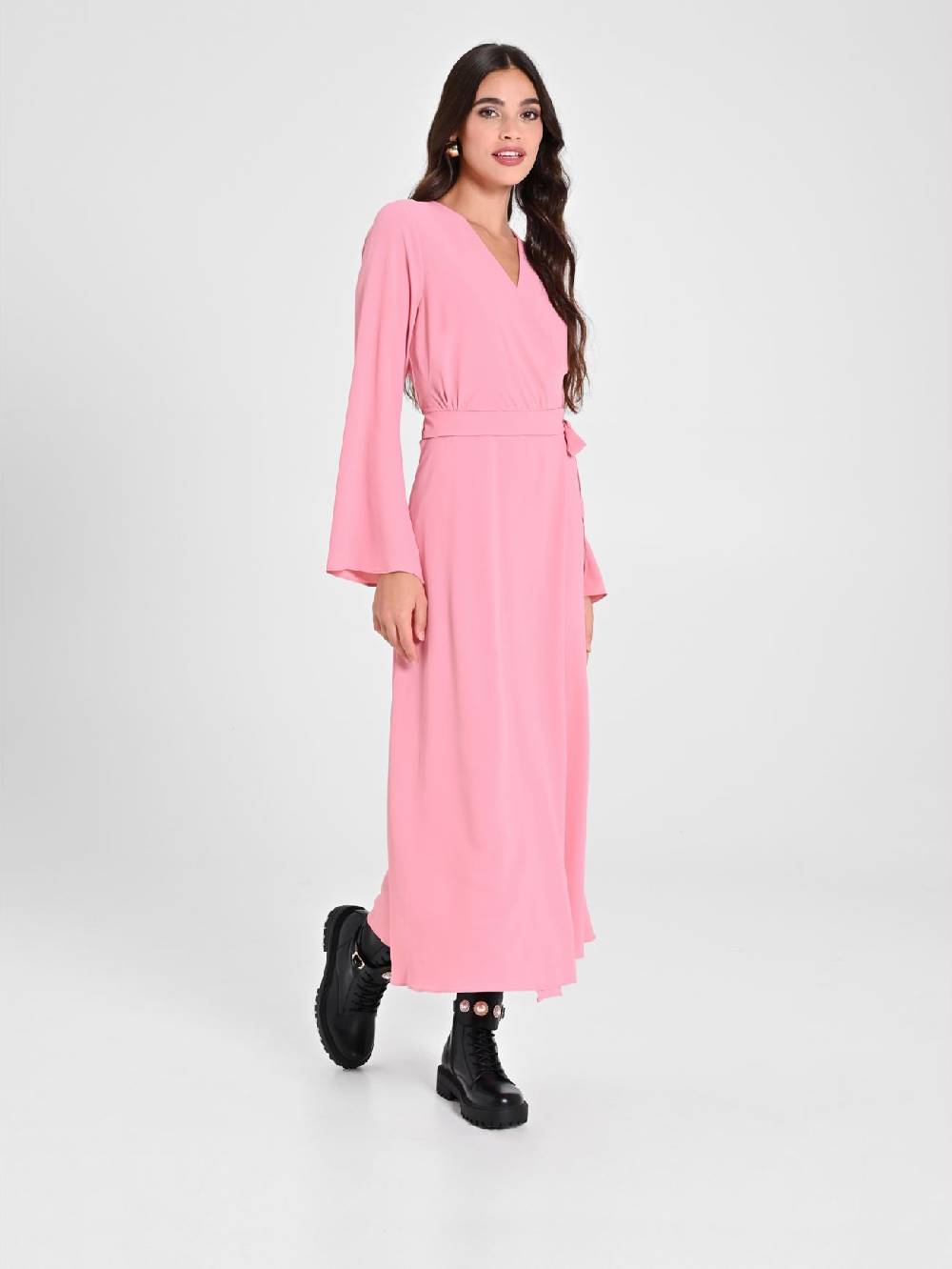 Rinascimento Abito Chemisier Rosa Antico