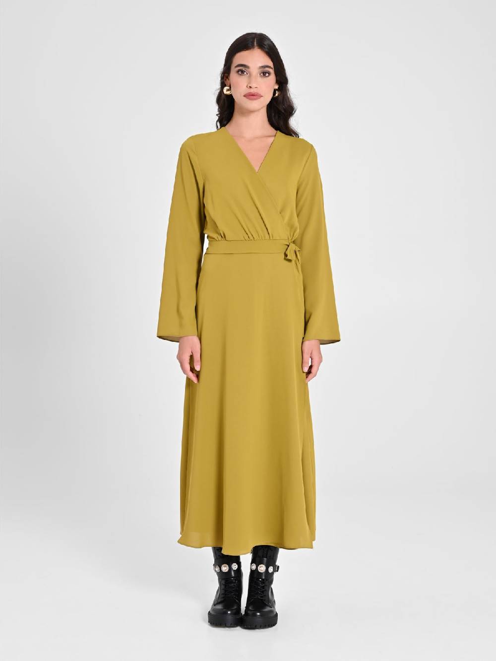 Rinascimento Abito Chemisier Verde Olio