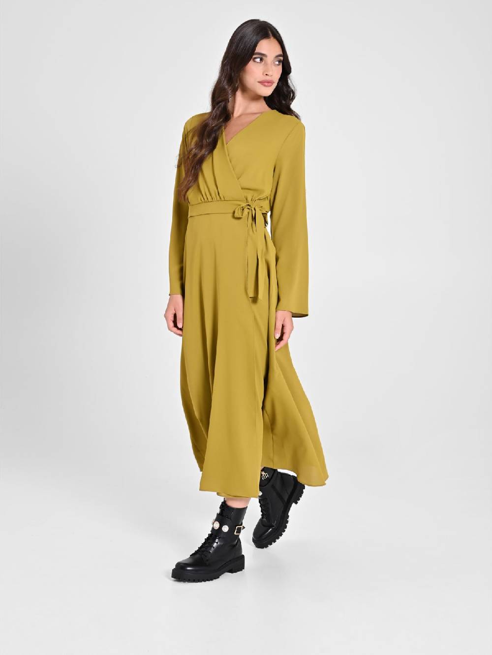 Rinascimento Abito Chemisier Verde Olio