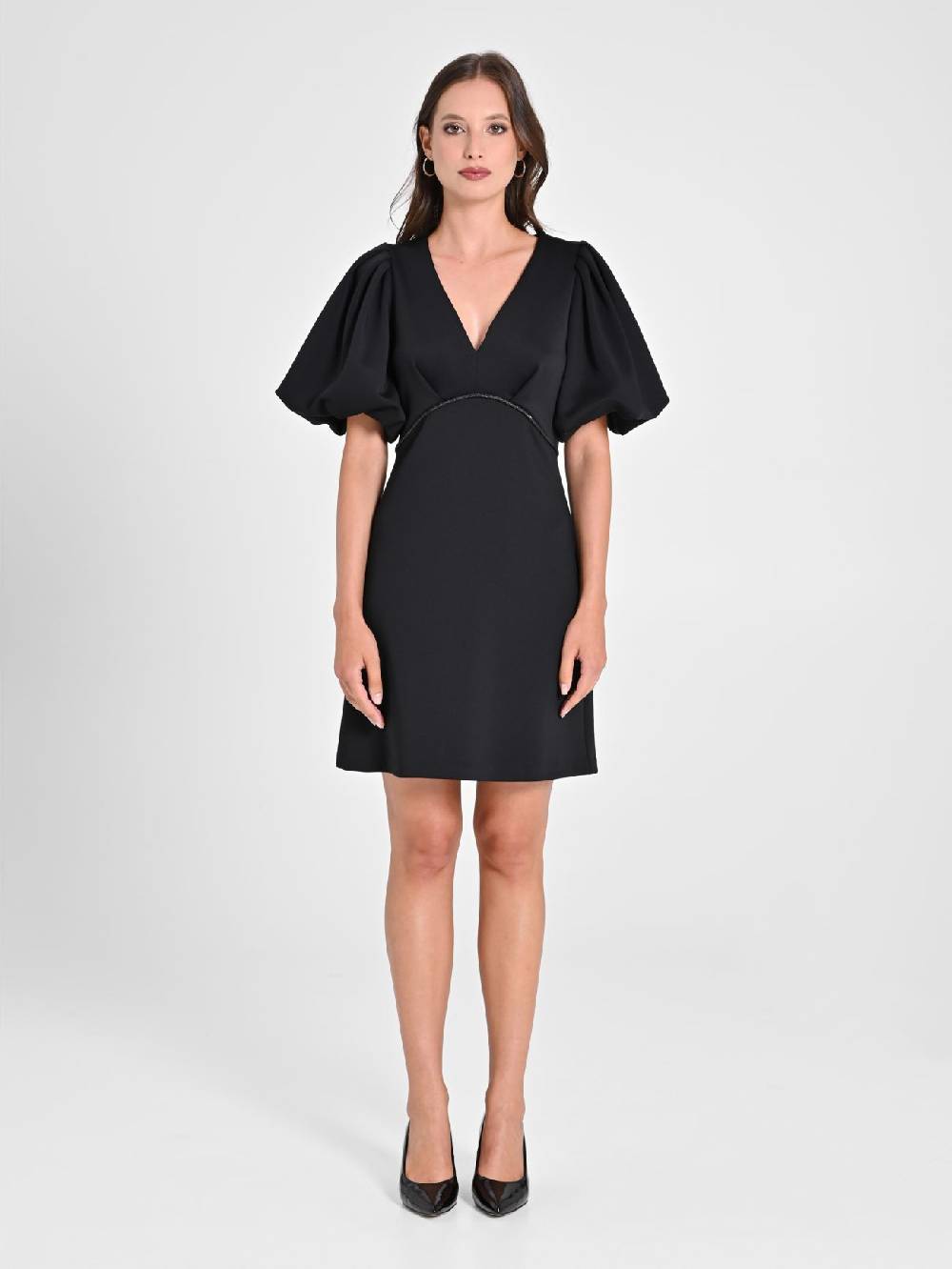 Rinascimento Abito Con Maniche A Palloncino