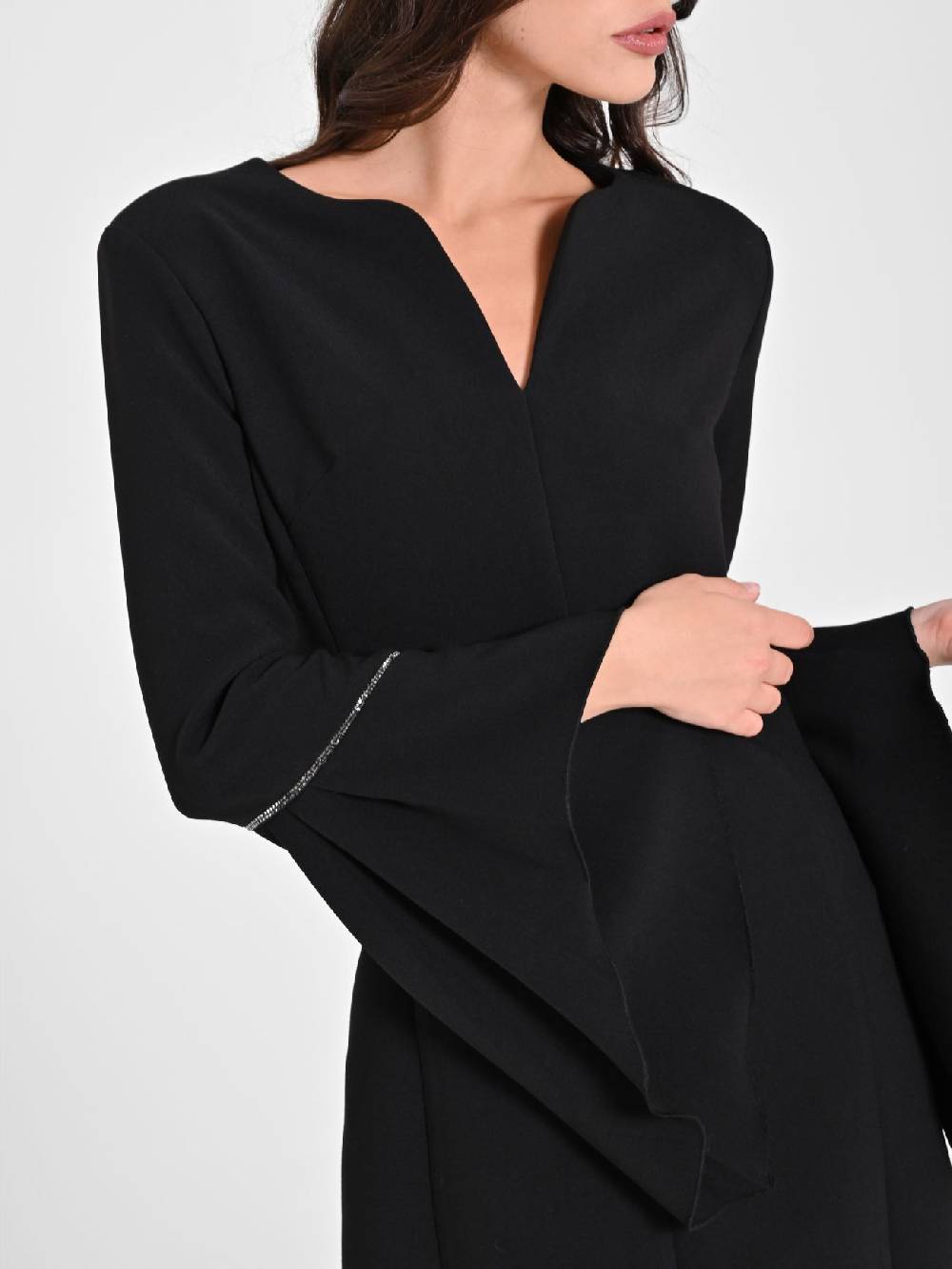 Rinascimento Abito Con Maniche A Trombetta