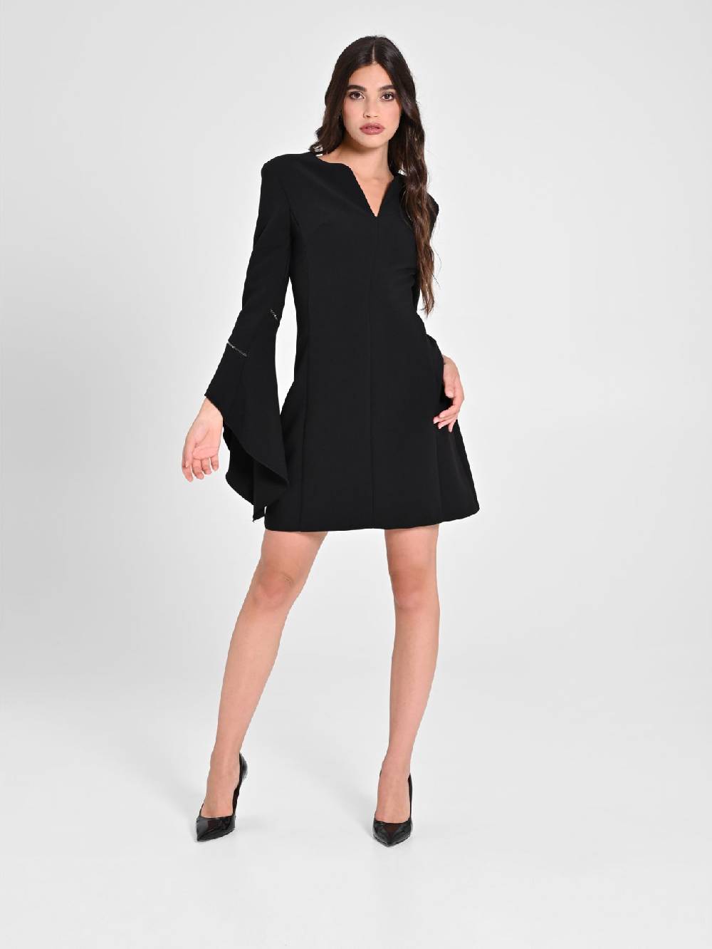 Rinascimento Abito con Maniche a Trombetta