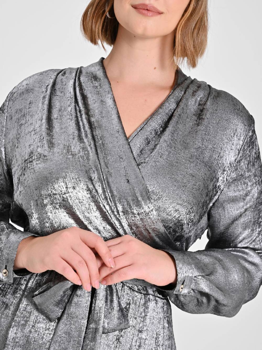 Rinascimento Abito Curvy Argento