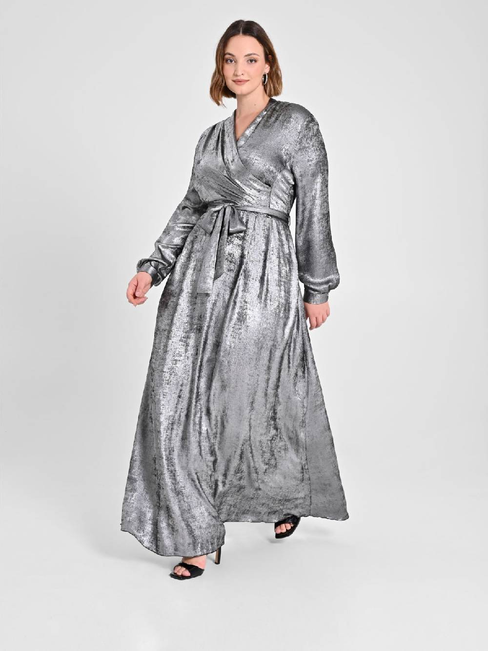 Rinascimento Abito Curvy Argento