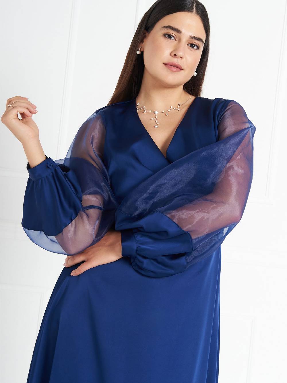 Rinascimento Abito Curvy Atelier Blu