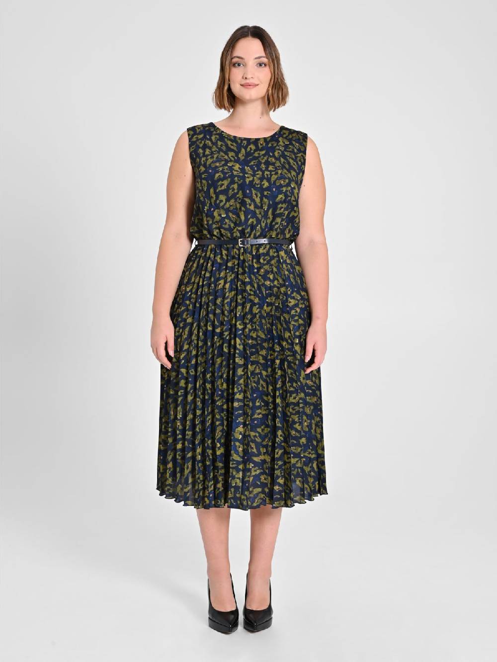 Rinascimento Abito Curvy Stampa Animalier