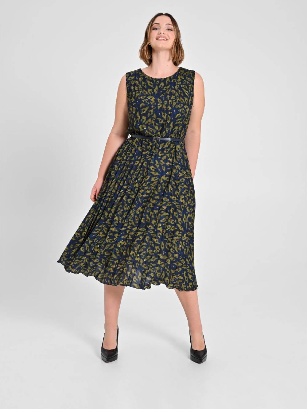 Rinascimento Abito Curvy stampa Animalier