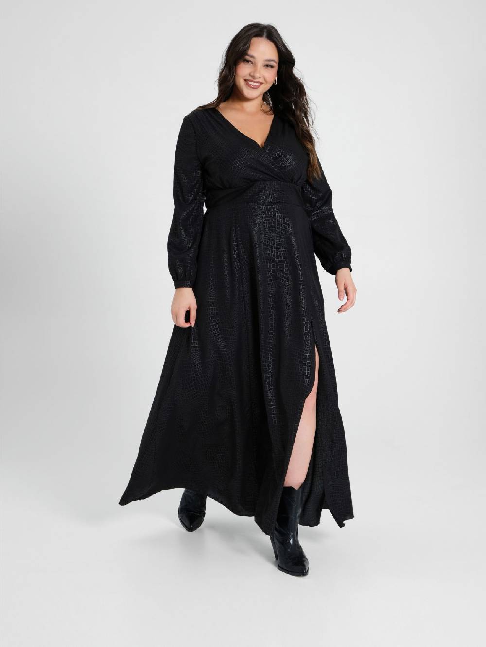 Rinascimento Abito Curvy stampa Cocco