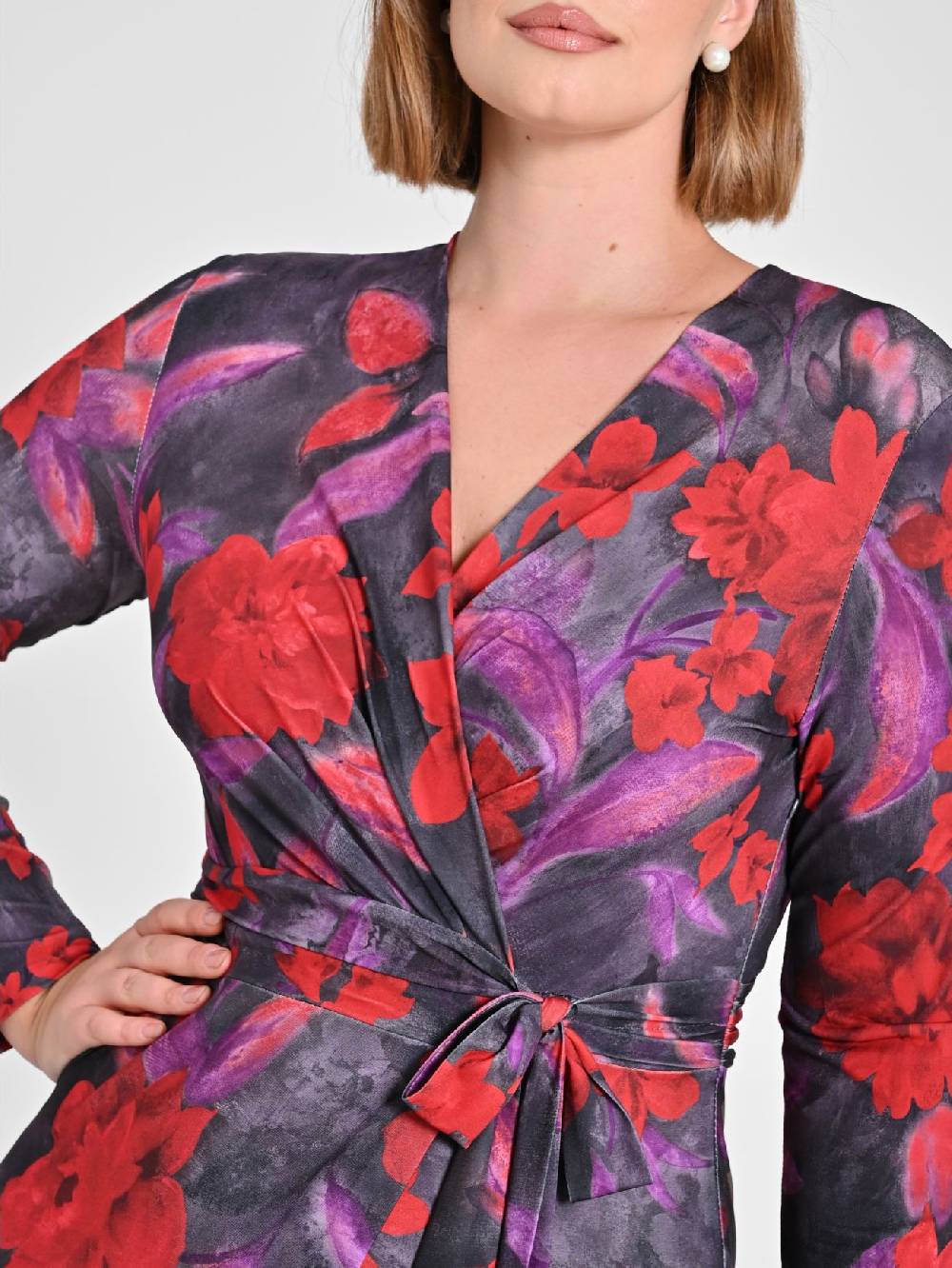 Rinascimento Abito Curvy Stampa Floreale