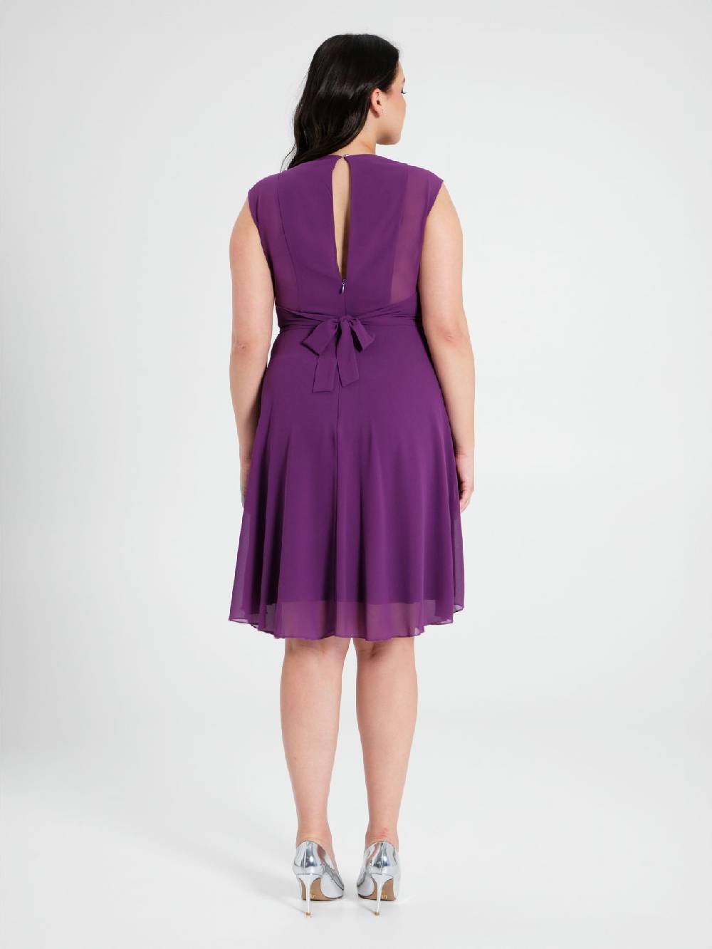 Rinascimento Abito Curvy Viola Melanzana