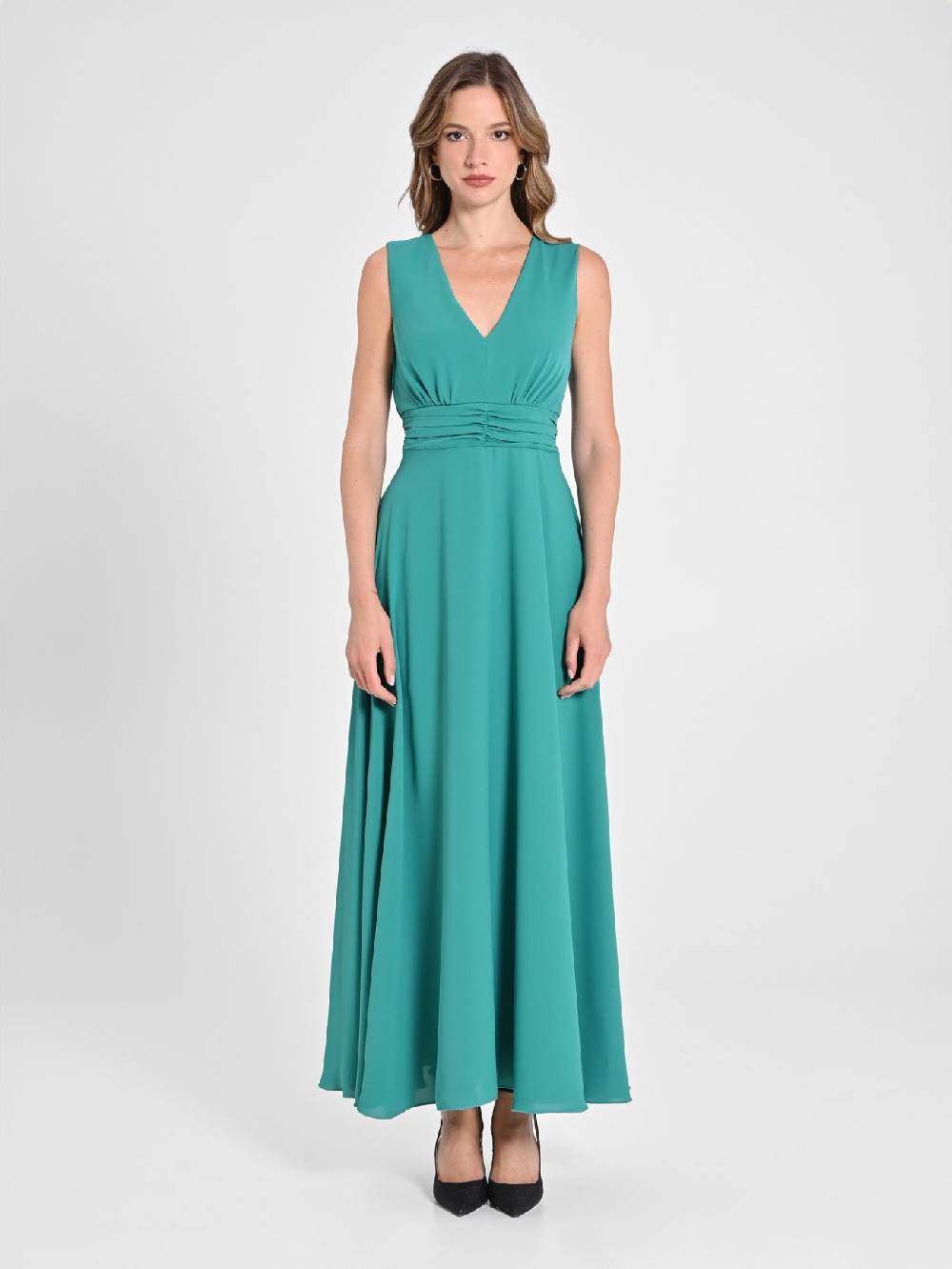 Rinascimento Abito Impero Lungo