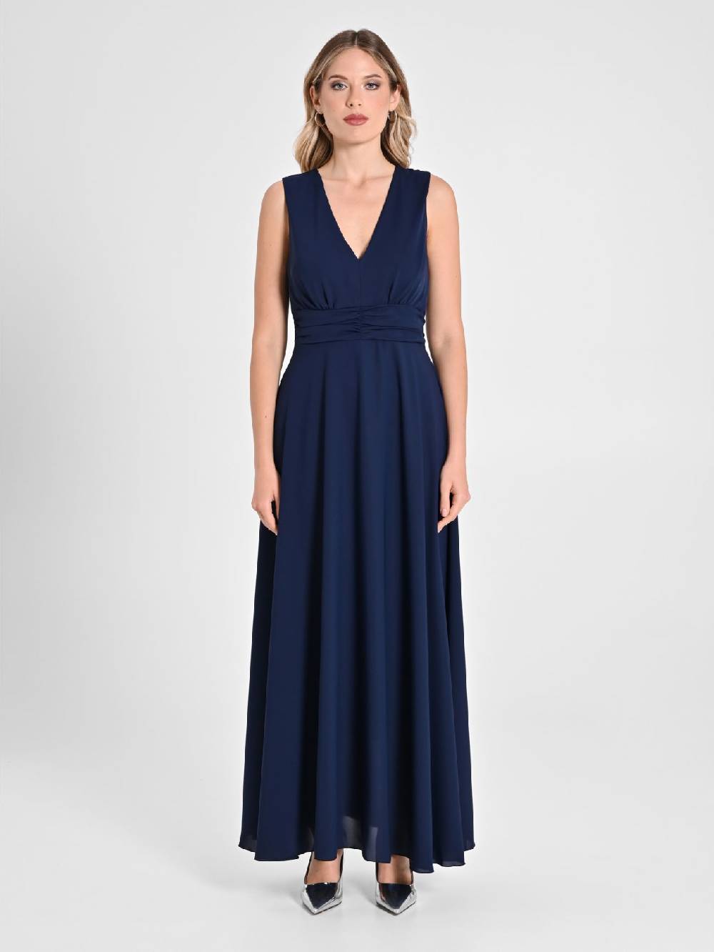 Rinascimento Abito Impero Lungo