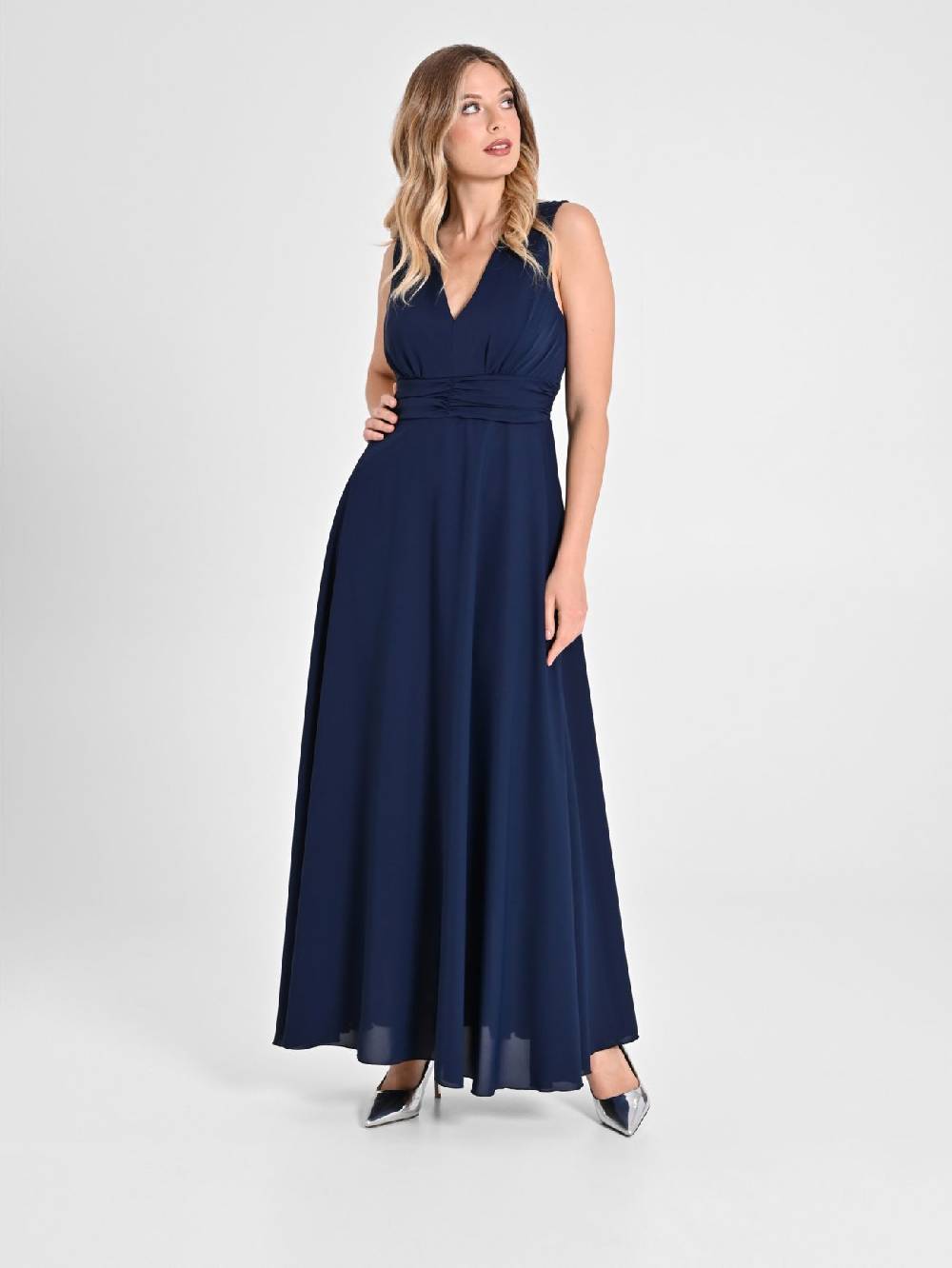 Rinascimento Abito Impero Lungo