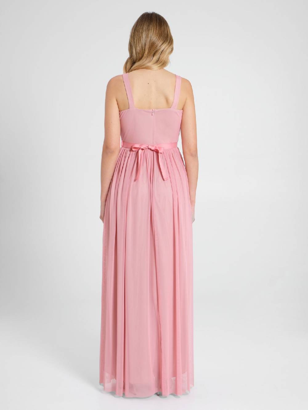 Rinascimento Abito In Tulle Rosa Antico