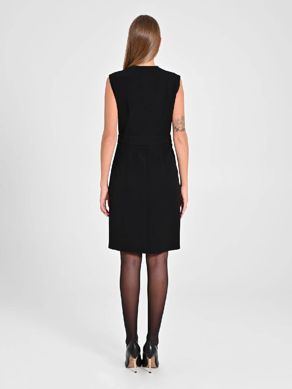 Rinascimento Abito Incrocio Nero