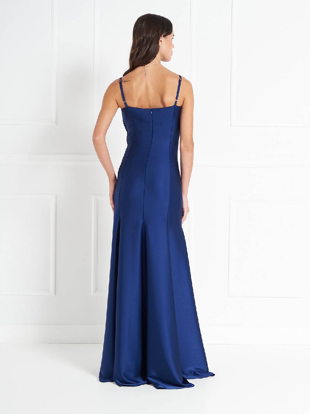 Rinascimento Abito Lungo Atelier Blu