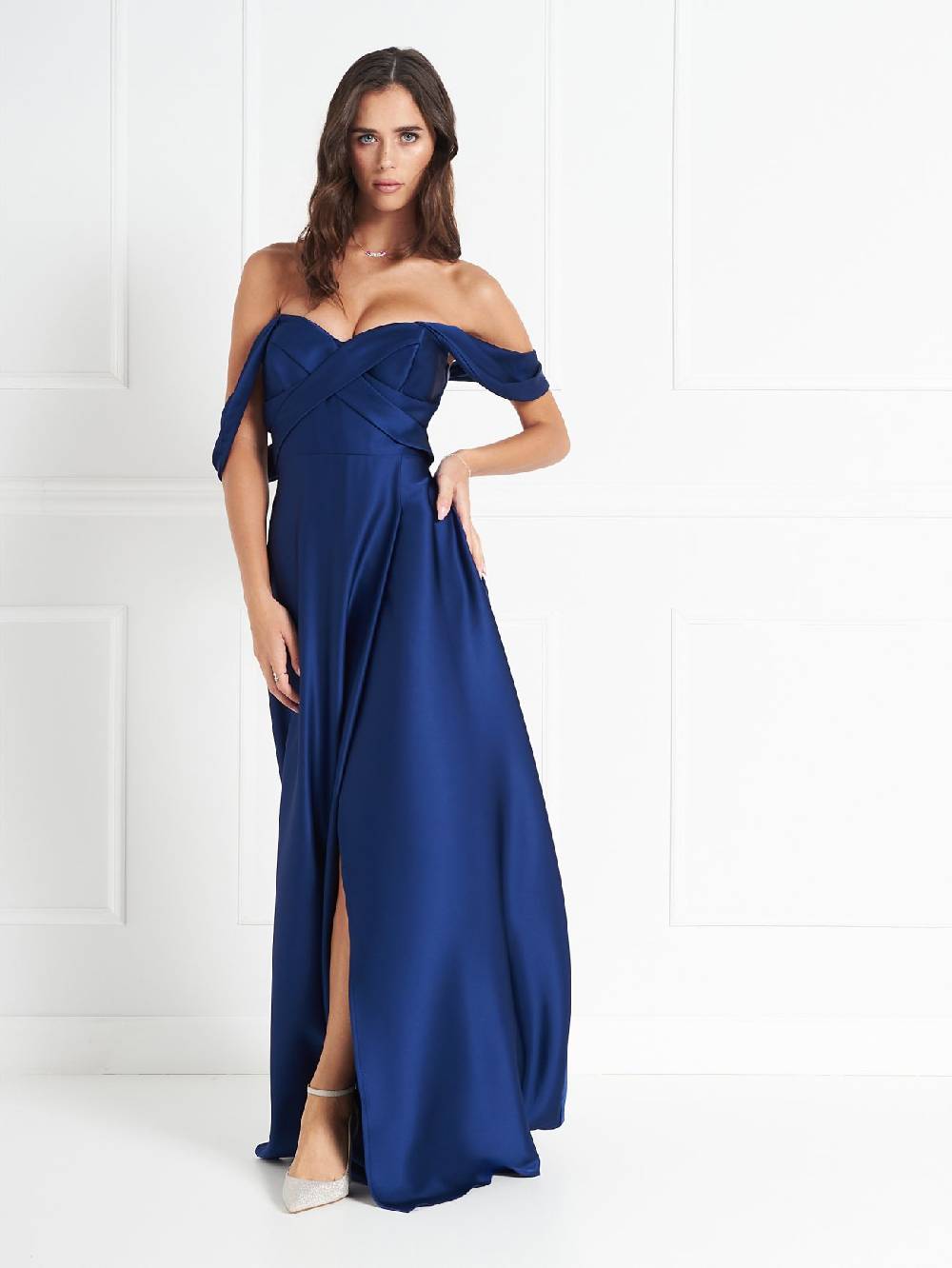 Rinascimento Abito Lungo atelier Blu