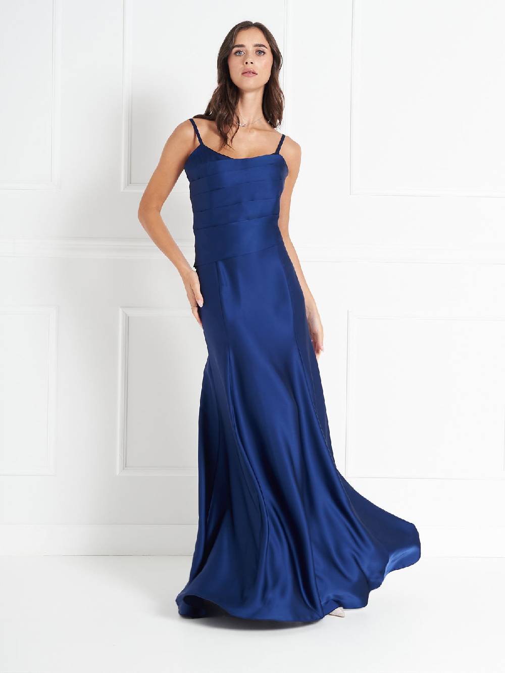 Rinascimento Abito lungo atelier Blu