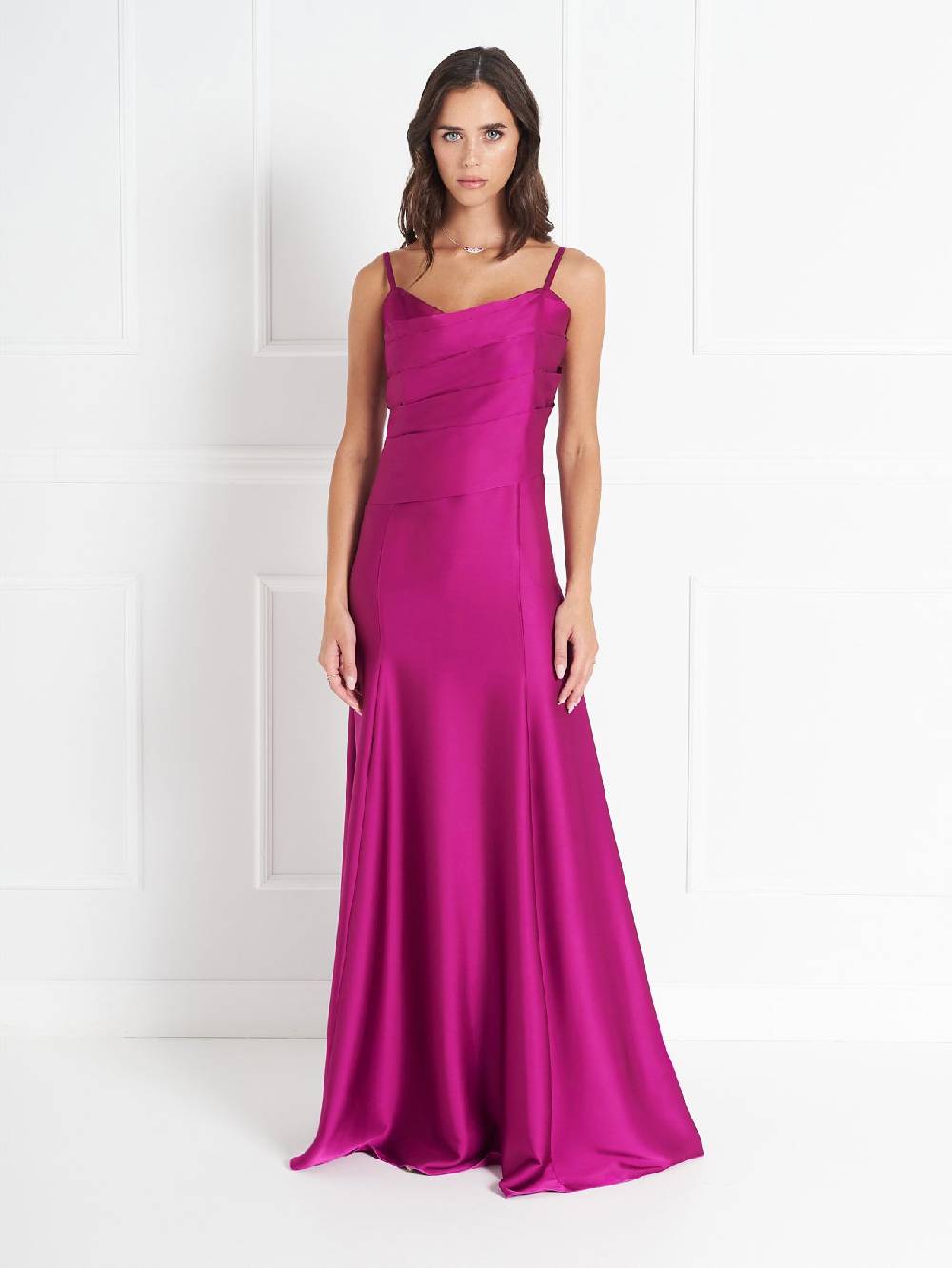 Rinascimento Abito Lungo Atelier Lampone