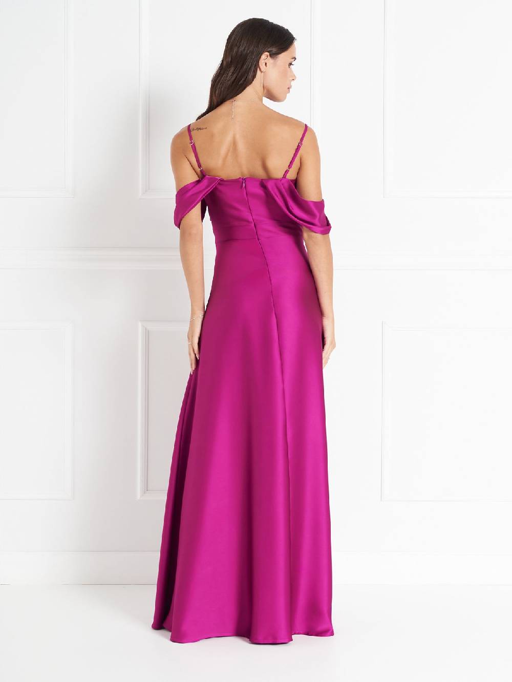 Rinascimento Abito Lungo Atelier Lampone