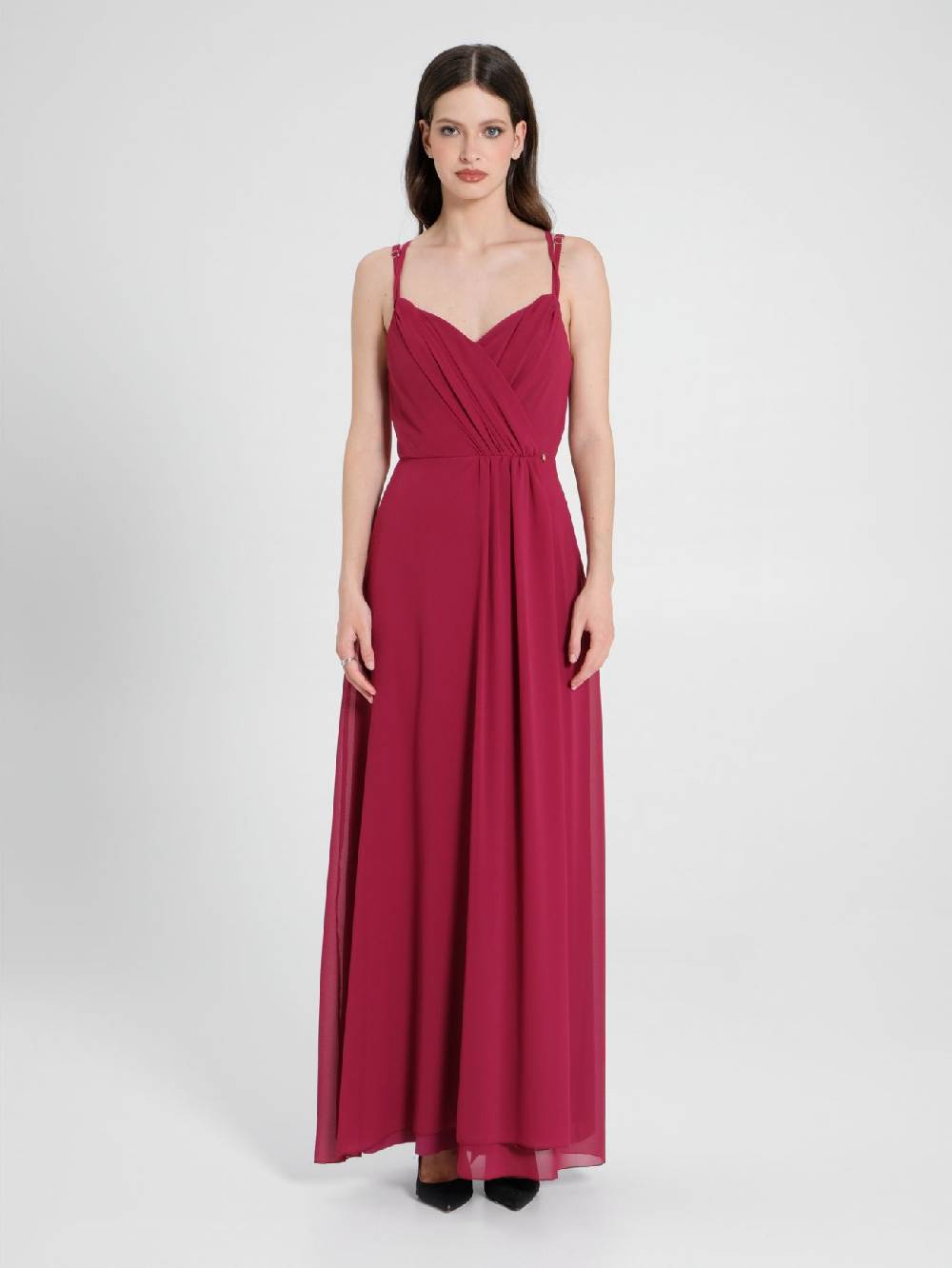 Rinascimento Abito Lungo Bordeaux