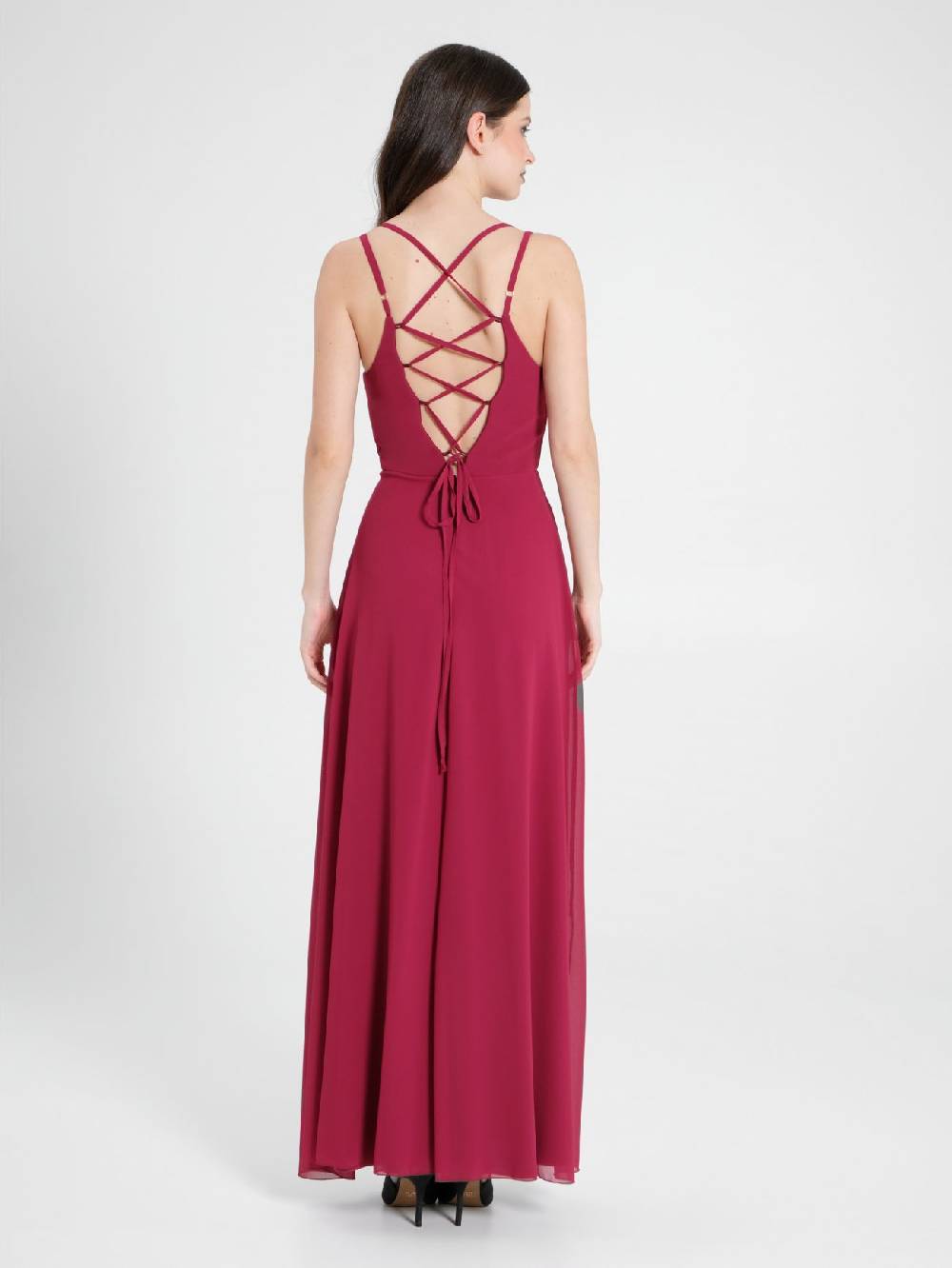 Rinascimento Abito Lungo Bordeaux