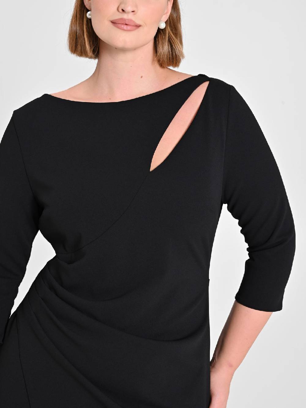 Rinascimento Abito Lungo Curvy Nero