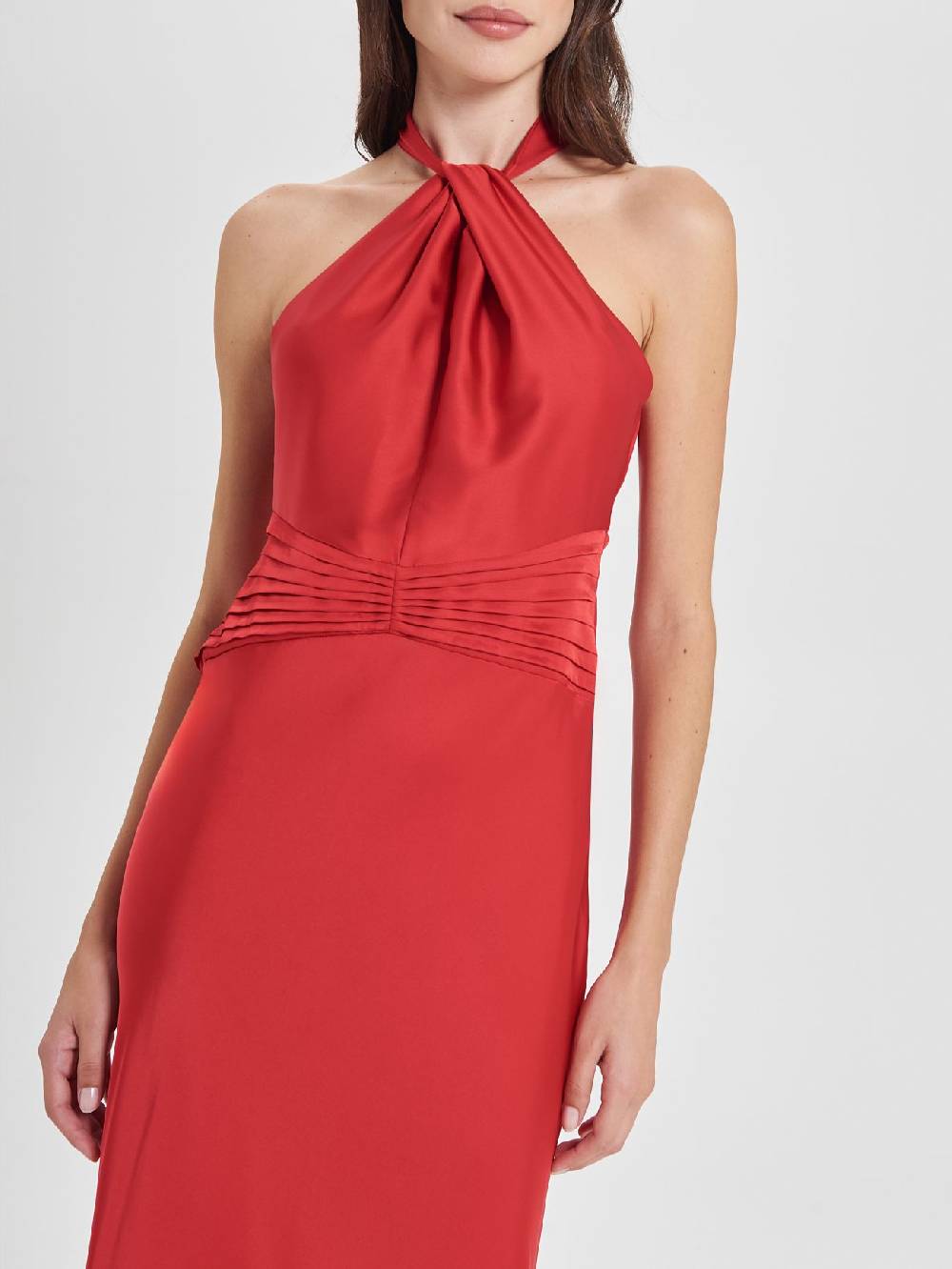 Rinascimento Abito Lungo Rosso