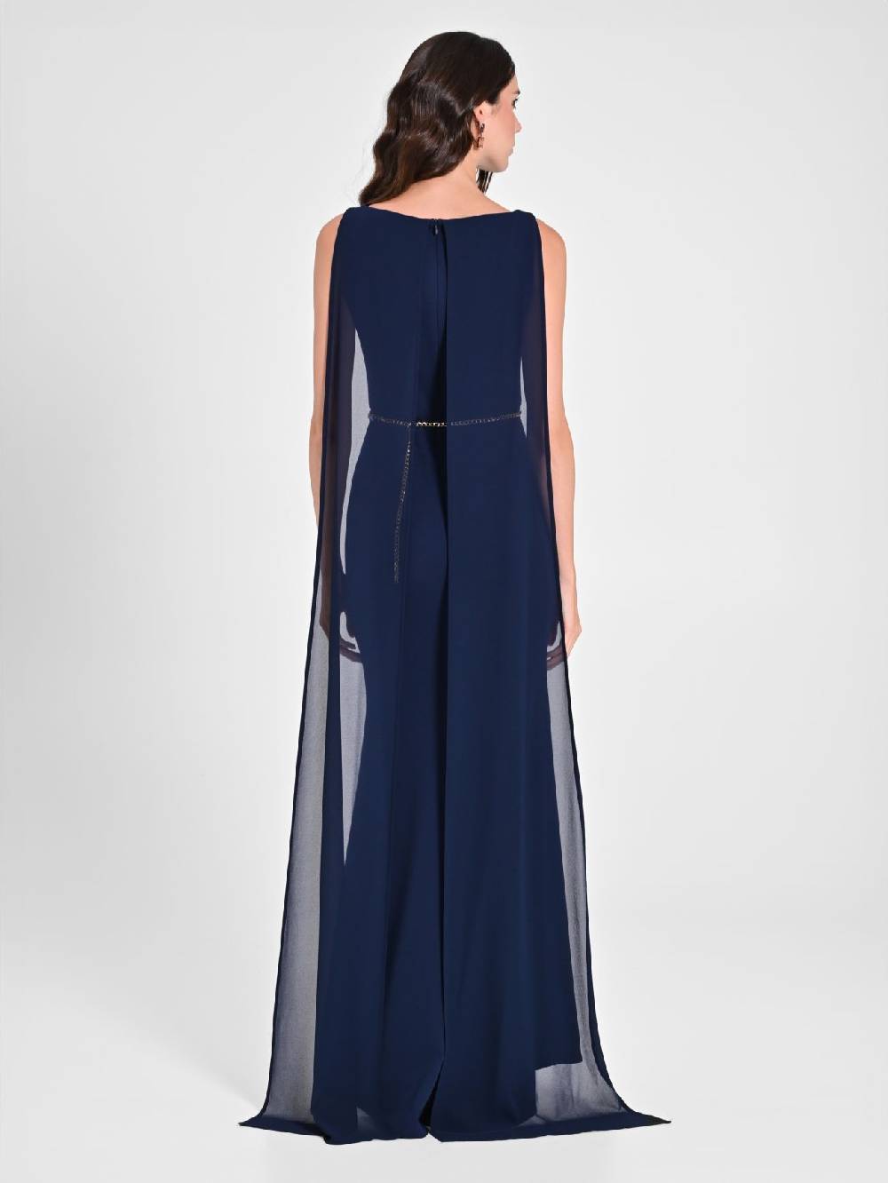 Rinascimento Abito Lungo Sirena Blu