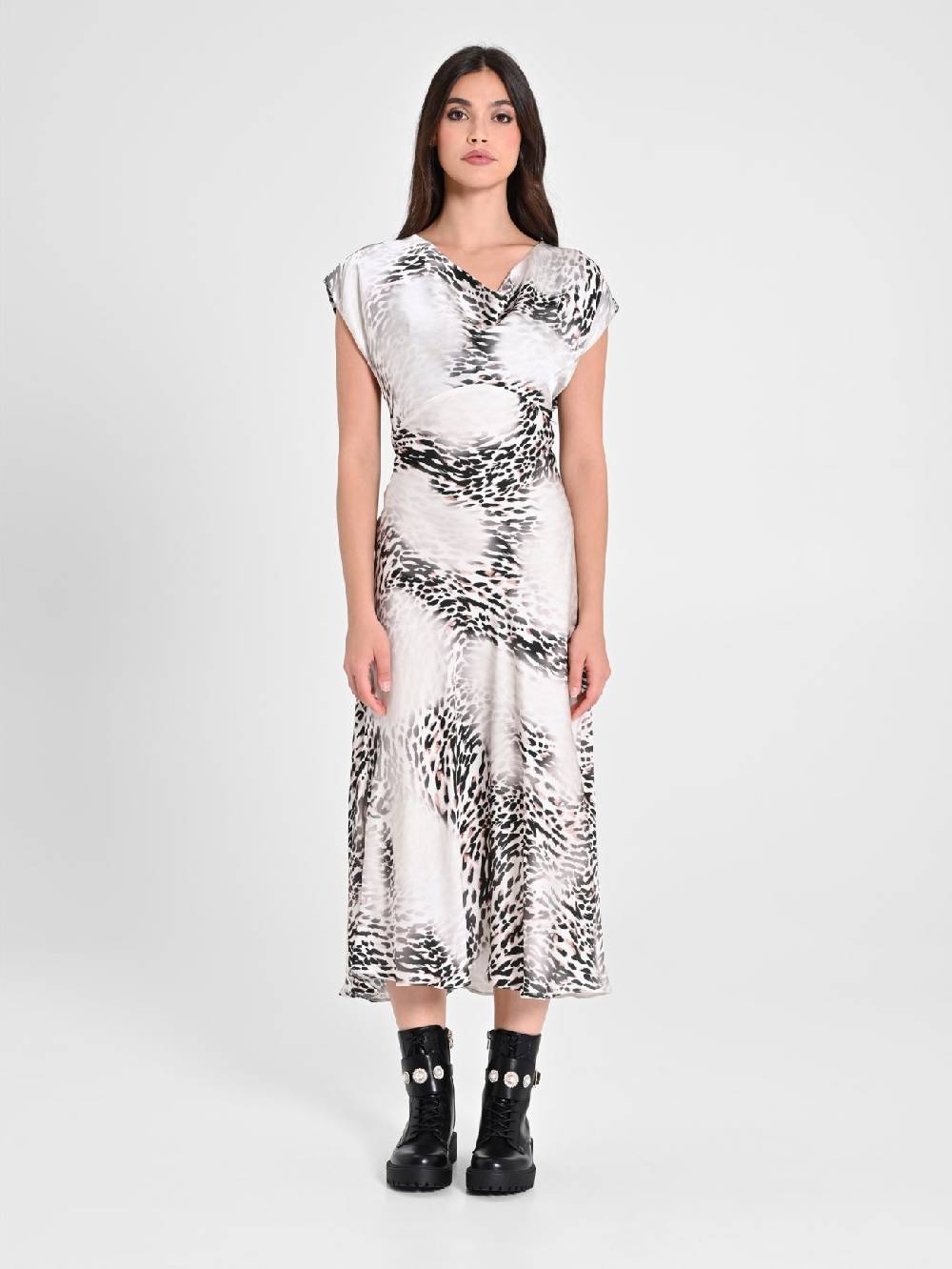 Rinascimento Abito Midi Animalier