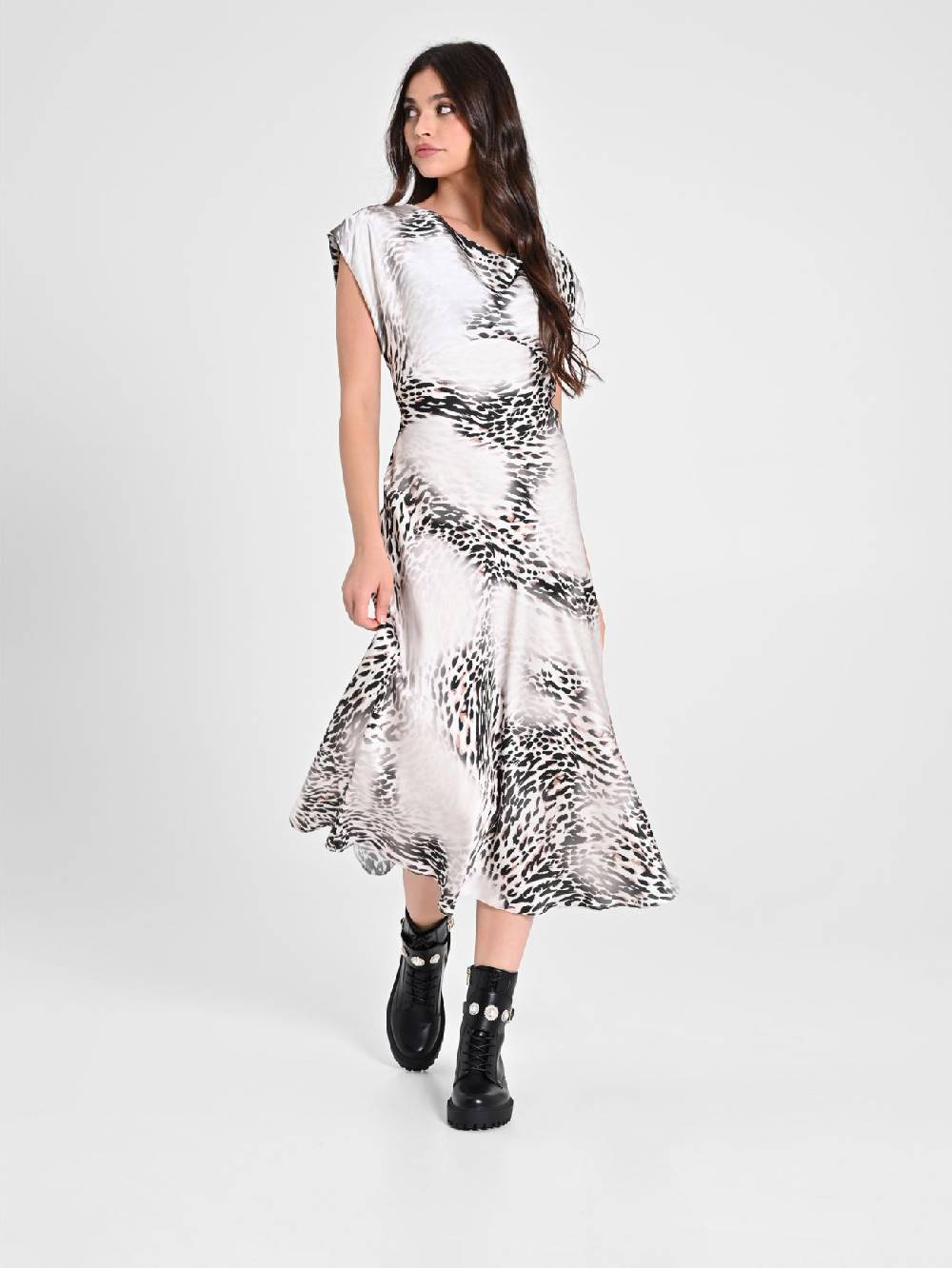 Rinascimento Abito Midi Animalier