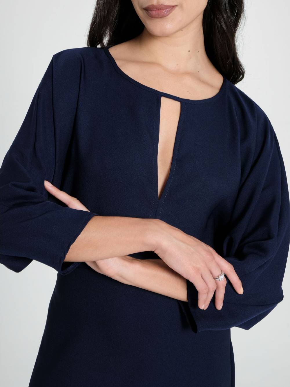 Rinascimento Abito Midi Con Maniche Kimono