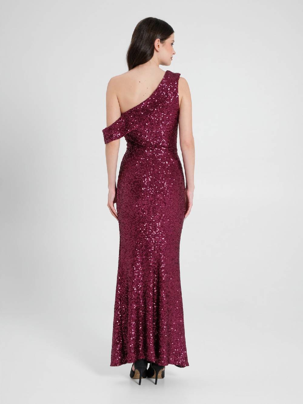 Rinascimento Abito Monospalla Paillettes