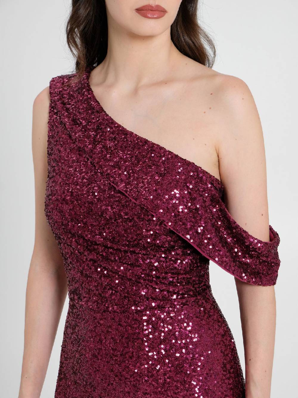 Rinascimento Abito Monospalla Paillettes