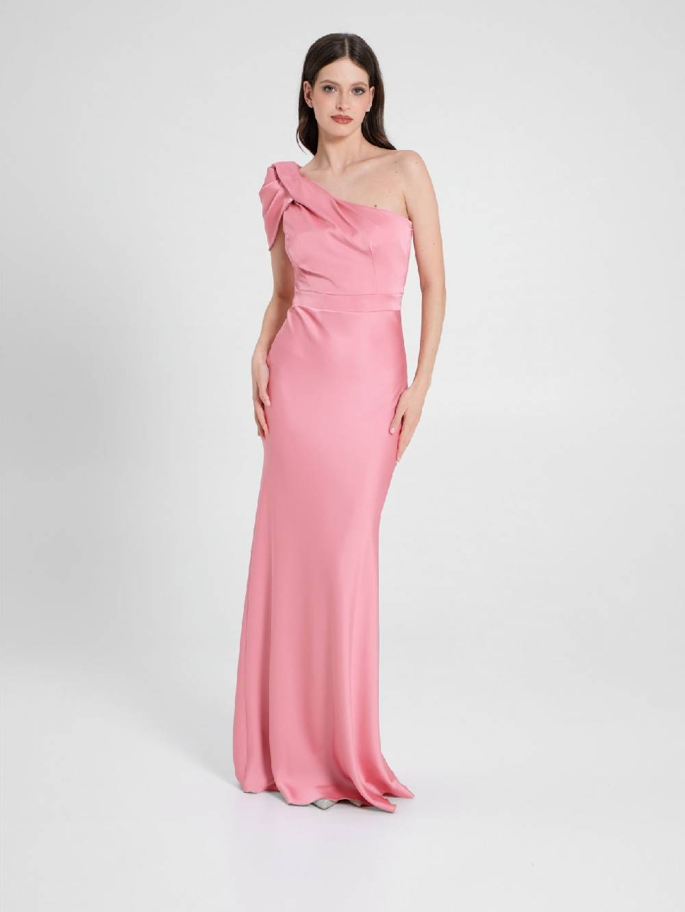 Rinascimento Abito Monospalla Rosa Antico