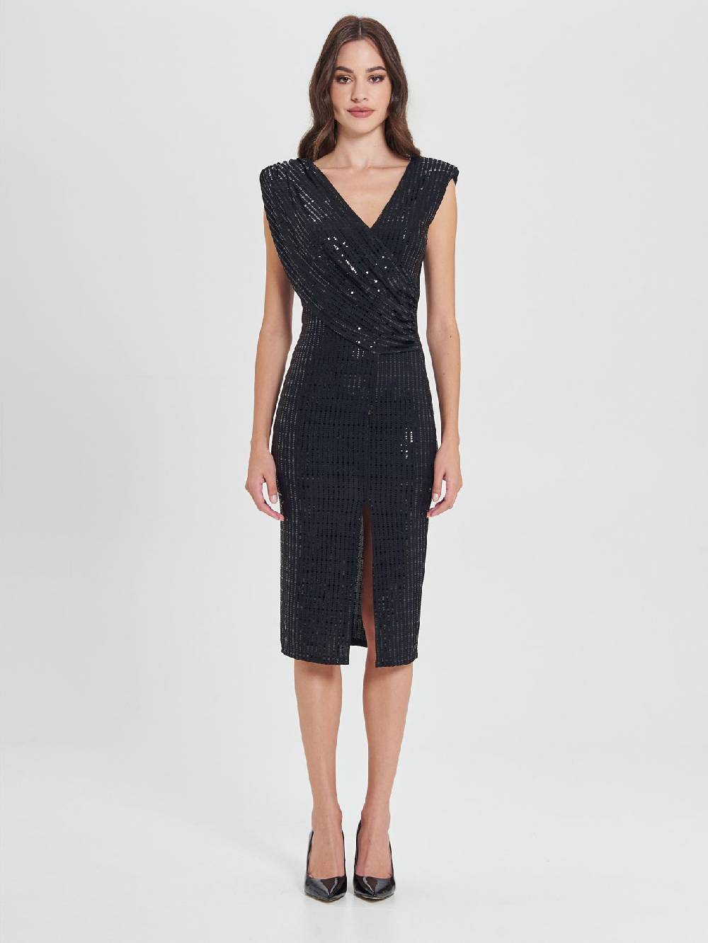 Rinascimento Abito Paillettes Nero