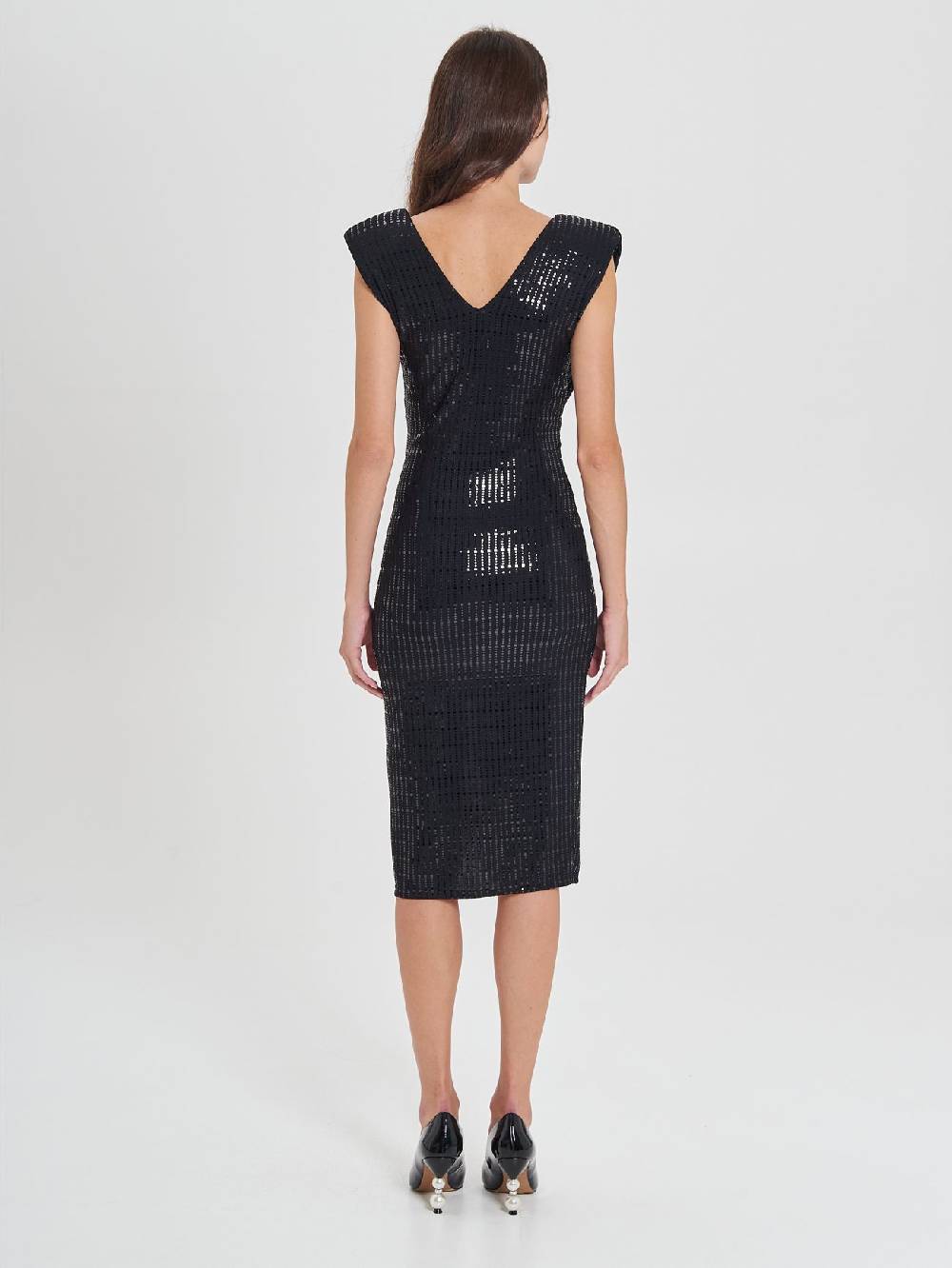 Rinascimento Abito Paillettes Nero