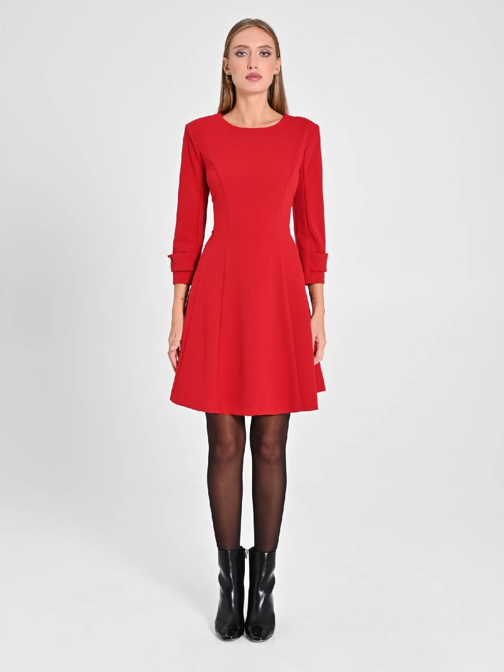 Rinascimento Abito Rosso A Ruota