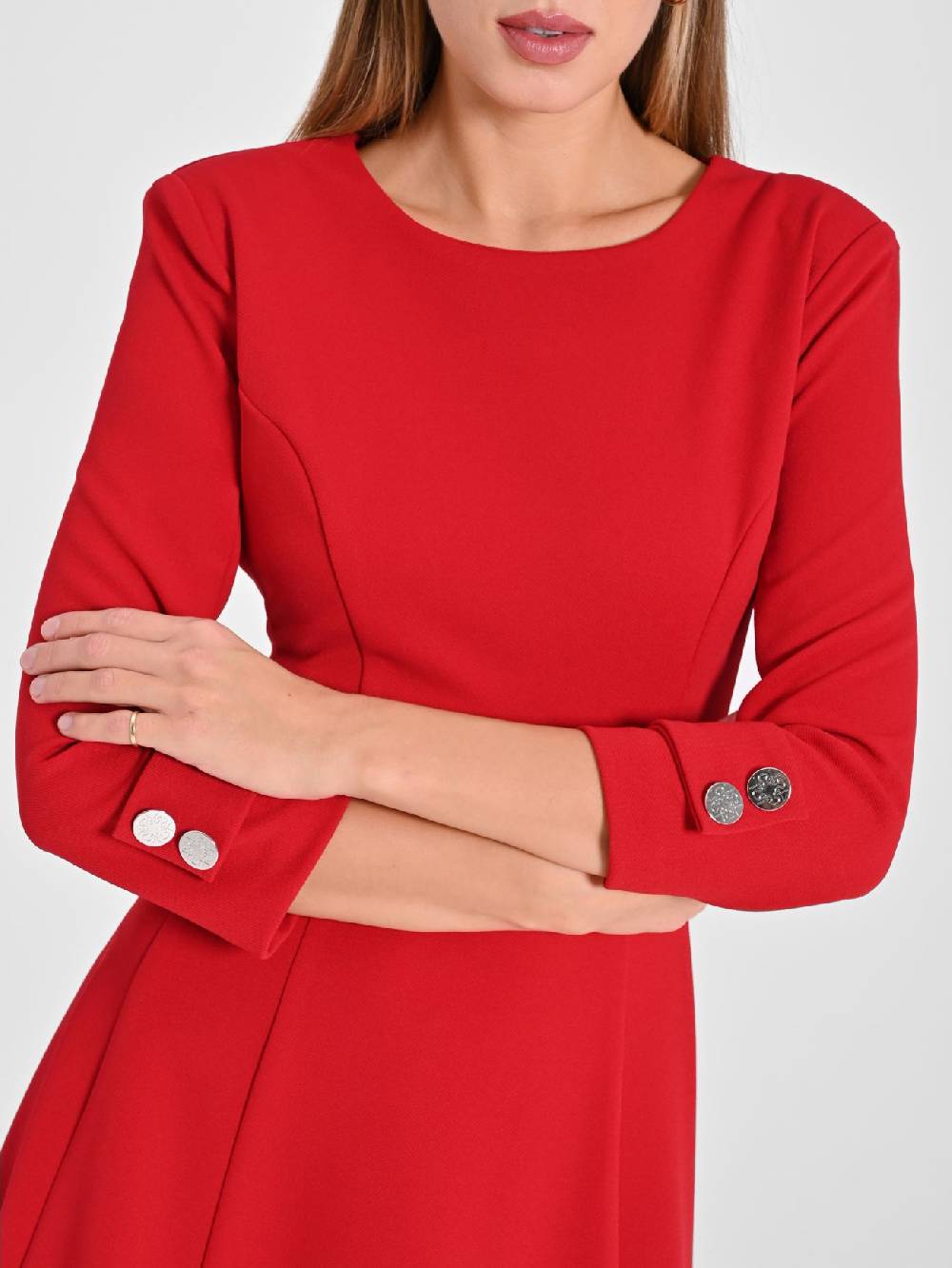 Rinascimento Abito Rosso A Ruota