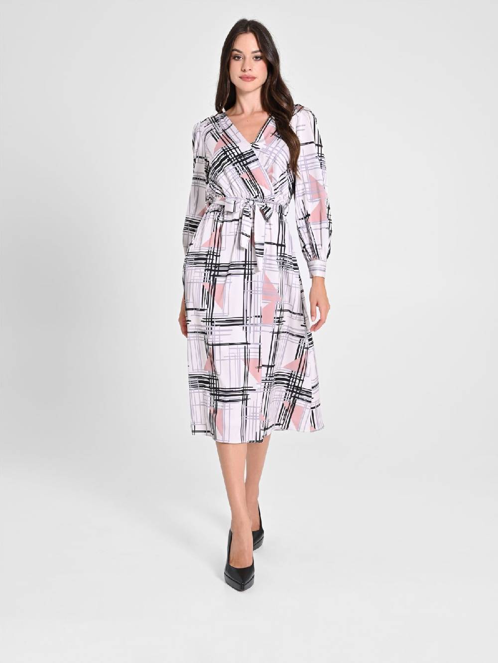 Rinascimento Abito stampa Geometrica