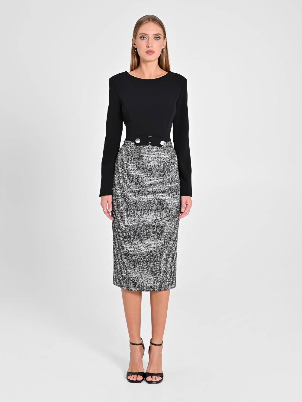 Rinascimento Abito Tweed Lurex