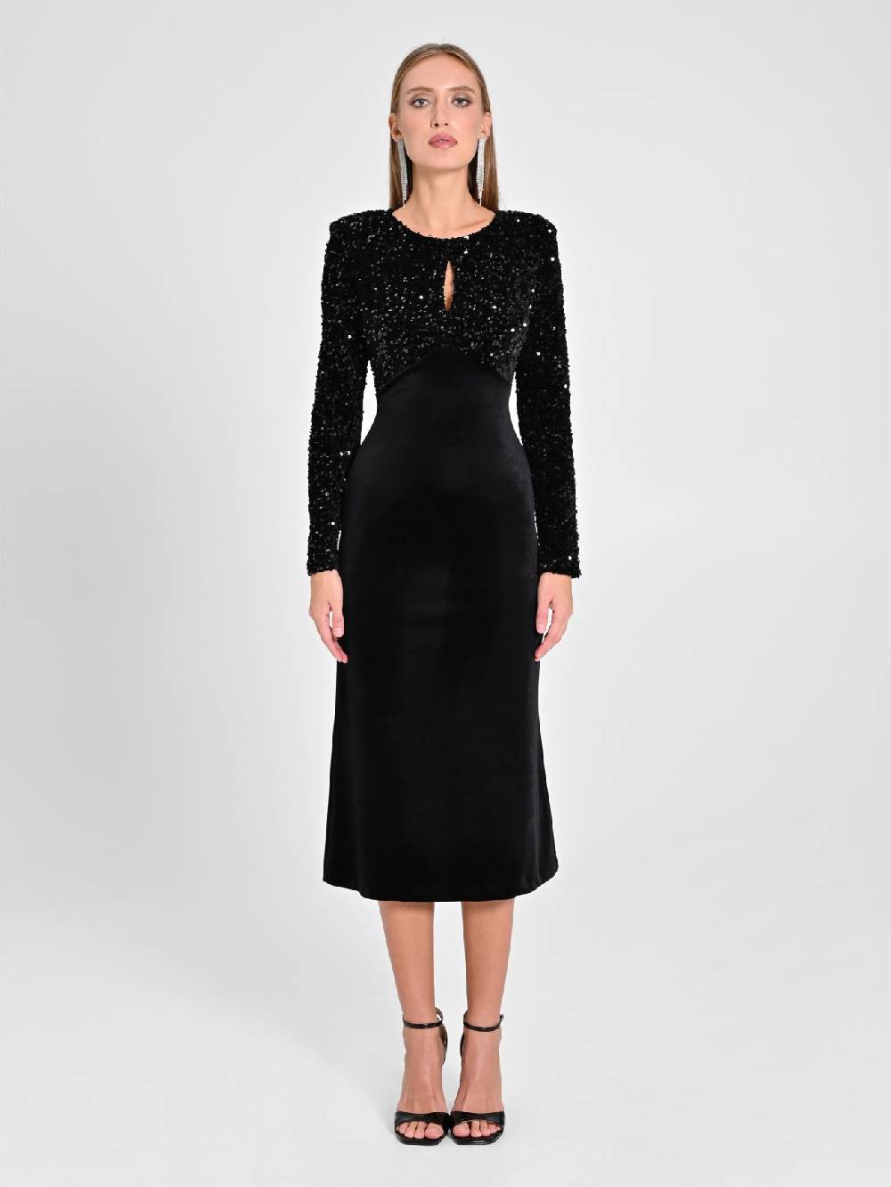 Rinascimento Abito Velluto & Paillettes