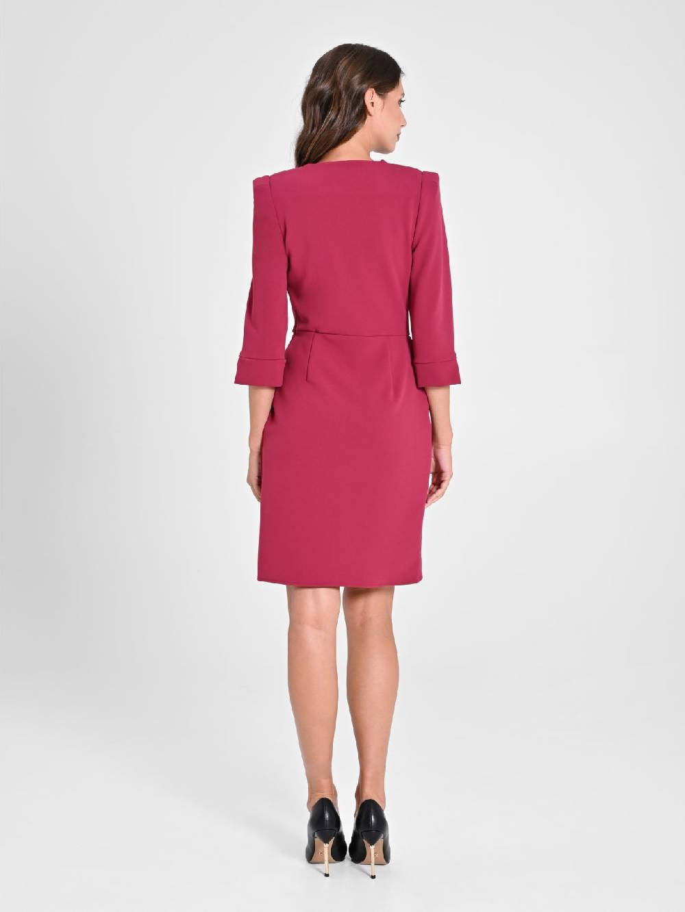 Rinascimento Abito Wrap Bordeaux